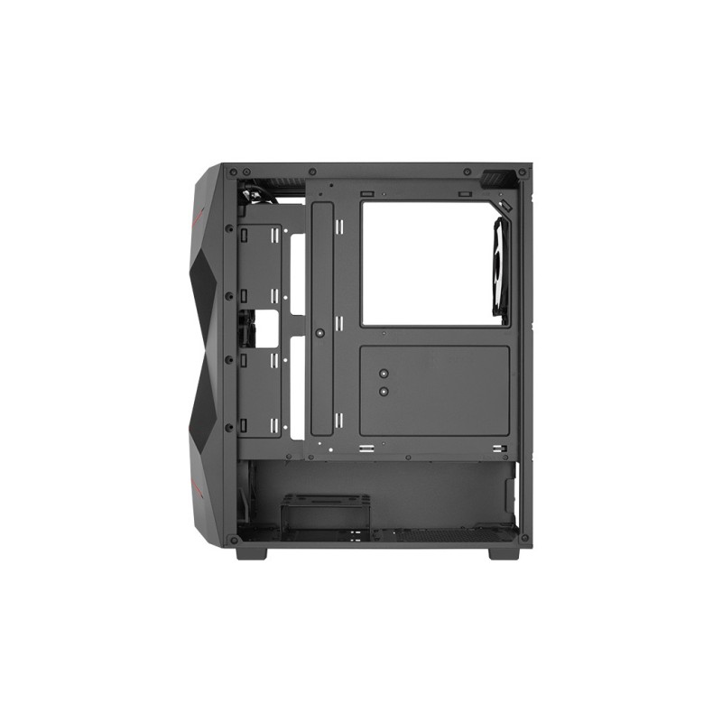 Obudowa Volcan Czarna Mid Tower RGB | PartsPC.pl