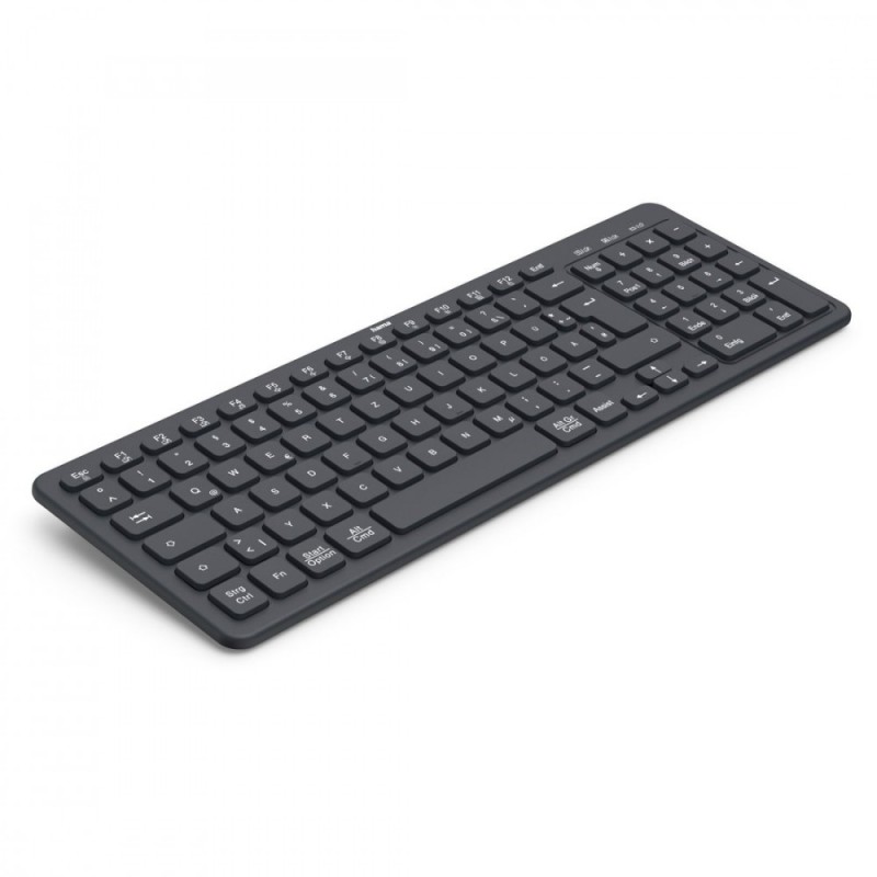 Klawiatura WK-300 bezprzewodowa Czarna | PartsPC.pl