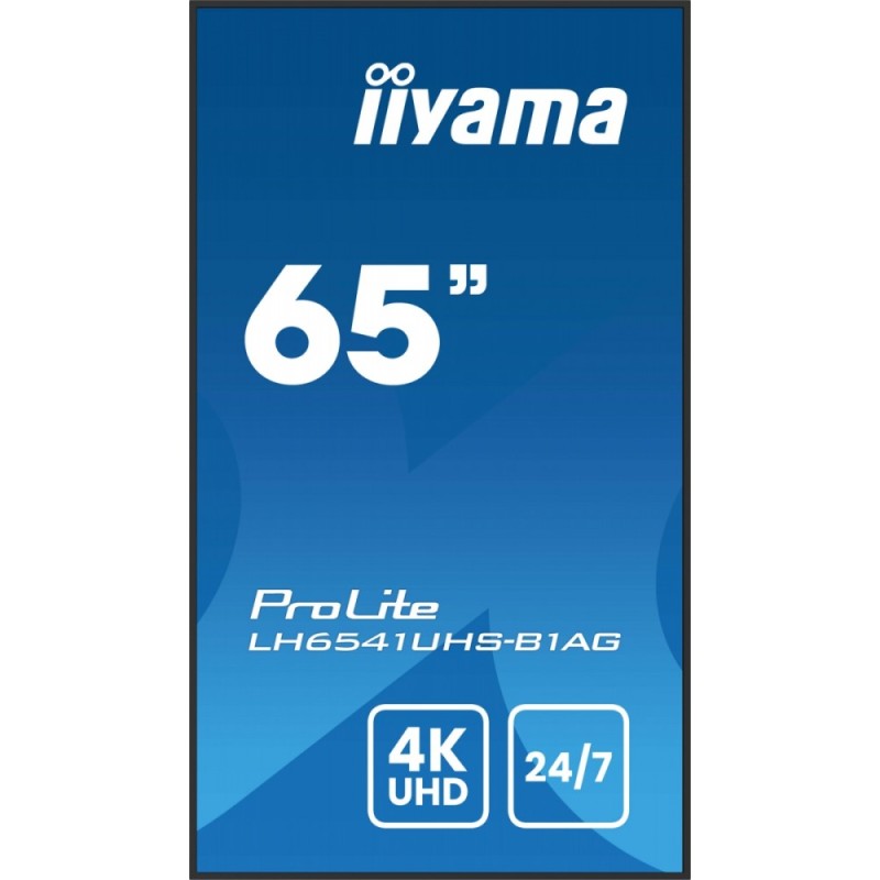 Monitor 65 cali LH6541UHS-B1AG VA,4K,24/7,LAN,USB,HDMI,500cd… | PartsPC.pl