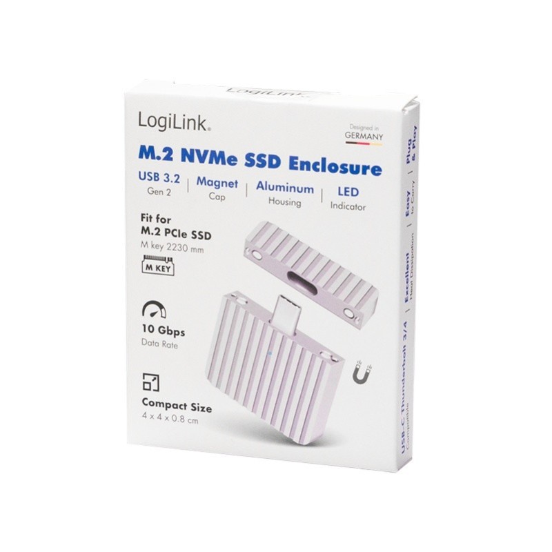 Micro kieszeń USB3.2 1x Gen2, USB-C, PCOe NVMe | PartsPC.pl