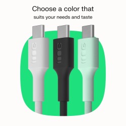 Kabel USB-C-USB-C PowerStream 100W oplot 1,2m czarny | PartsPC.pl