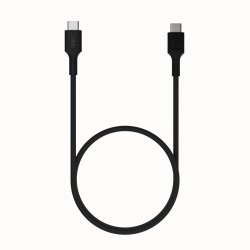 Kabel USB-C-USB-C PowerFlex 100W silikonowy 1.2m czarny | PartsPC.pl