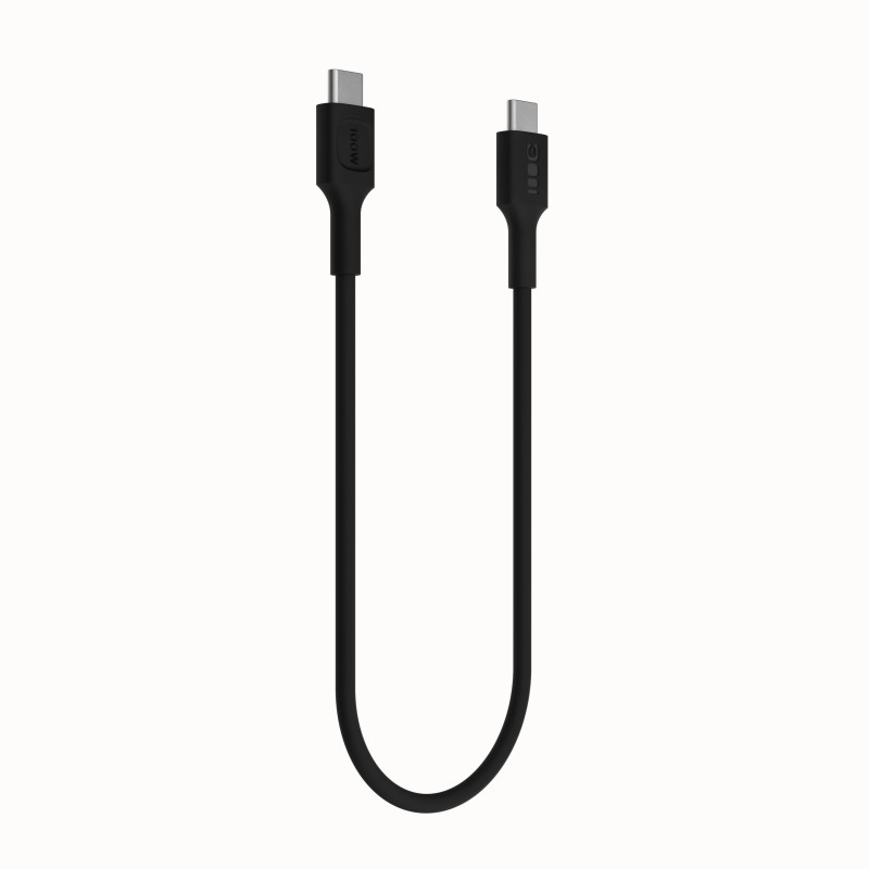Kabel USB-C-USB-C PowerFlex 100W silikonowy 1.2m czarny | PartsPC.pl