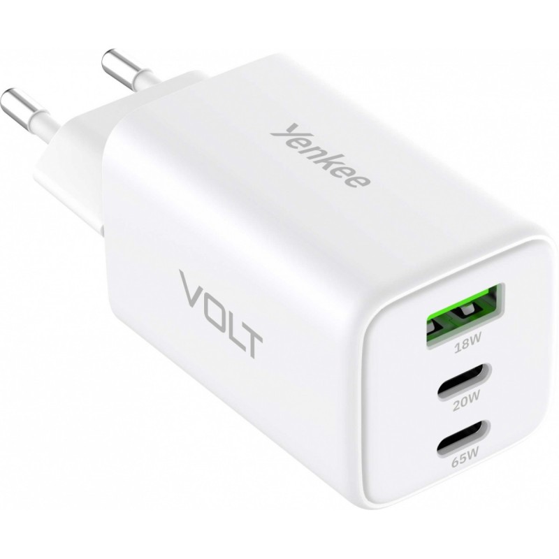 Ładowarka sieciowa 3xUSB 65W 3,24A Power Delivery 3.0 QC4.0 | PartsPC.pl