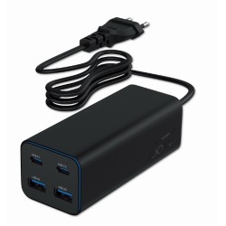 Ładowarka uniwersalna 100W GaN 2xUSB-A 2xUSB-C szybkie ładow… | PartsPC.pl