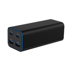 Ładowarka uniwersalna 100W GaN 2xUSB-A 2xUSB-C szybkie ładow… | PartsPC.pl
