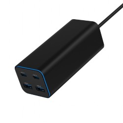 Ładowarka uniwersalna 100W GaN 2xUSB-A 2xUSB-C szybkie ładow… | PartsPC.pl