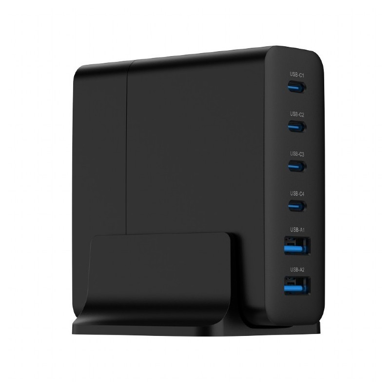 Ładowarka uniwersalna 75W GaN 2xUSB-A 4xUSB-C szybkie ładowa… | PartsPC.pl