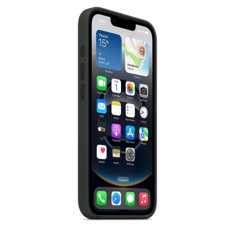 Etui silikonowe do iPhonea 16e - czarne | PartsPC.pl