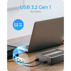 Obudowa IB-525-U3 1x5,25 SATA DVD/Blue-Ray, czarna | PartsPC.pl