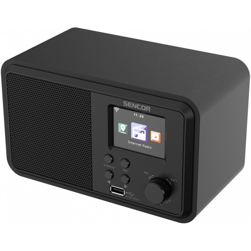 Radio Internetowe Moc 4W, WiFi,FM,DAB+,USB,Wys LCD | PartsPC.pl
