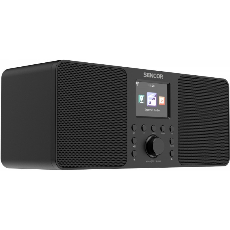 Radio Internetowe  Moc 2x10W,WiFi,FM,DAB+,USB, wys.LCD | PartsPC.pl