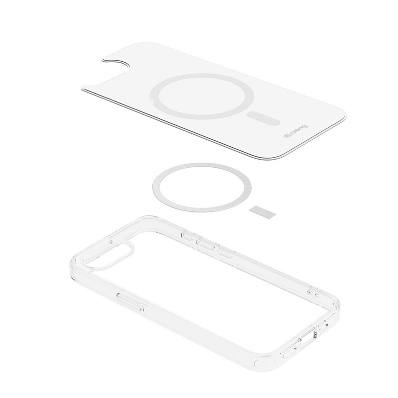 Clear MAG Cover - Etui iPhone 16e MagSafe Przezroczystye | PartsPC.pl