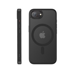 Hybrid Frost MAG Cover - Etui iPhone 16e MagSafe Czarne | PartsPC.pl