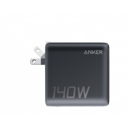 Ładowarka sieciowa 140W PD3.1 kabel USB-C LED Czarna | PartsPC.pl