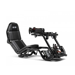 Kokpit symulatora wyścigowego F-GT Pro Formula and GT Black | PartsPC.pl