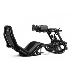 Kokpit symulatora wyścigowego F-GT Pro Formula and GT Black | PartsPC.pl