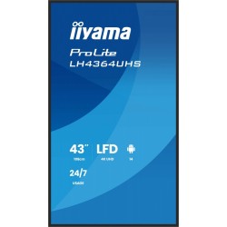 Monitor 43 cale LH4364UHS-B1AG 24/7,VA,ANDROID14,4K,500cd,40… | PartsPC.pl