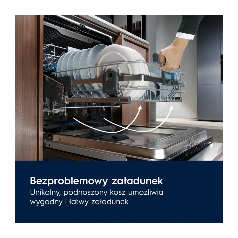 Zmywarka do zabudowy EEC767310L SMK 3 kosz, ComfortLift | PartsPC.pl