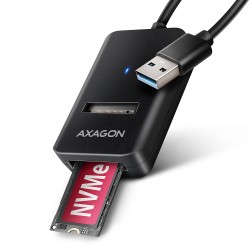 ADM2-AM Adapter USB3.2 Gen 2 M.2 NVMe/SATA SSD 10Gbps 10cm U… | PartsPC.pl
