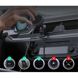 HD-MC13A Qi2 15W 3A chłodząca ładowarka bezprzewodowa samoch… | PartsPC.pl