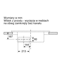 Płyta indukcyjna z wbudowanym wyciągiem PVS611B16E | PartsPC.pl