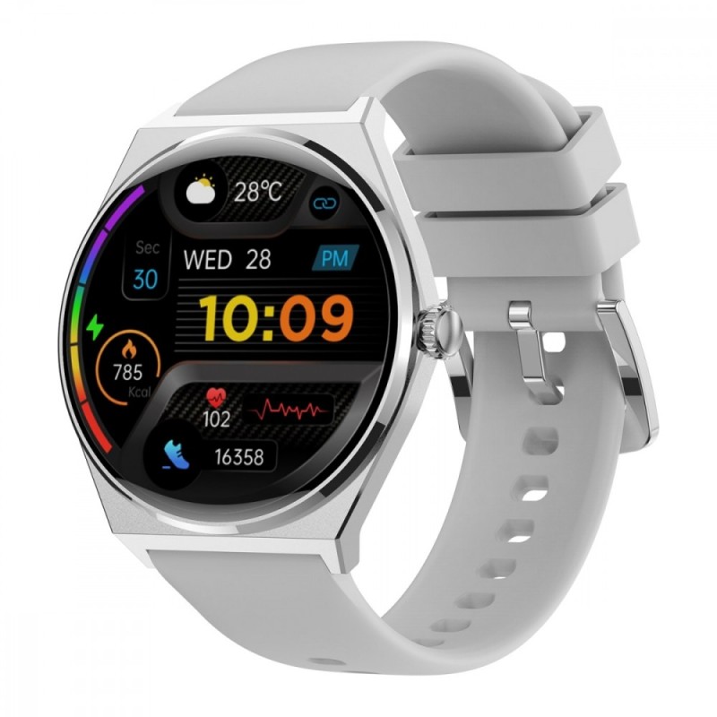 Smartwatch EW05 srebrny | PartsPC.pl