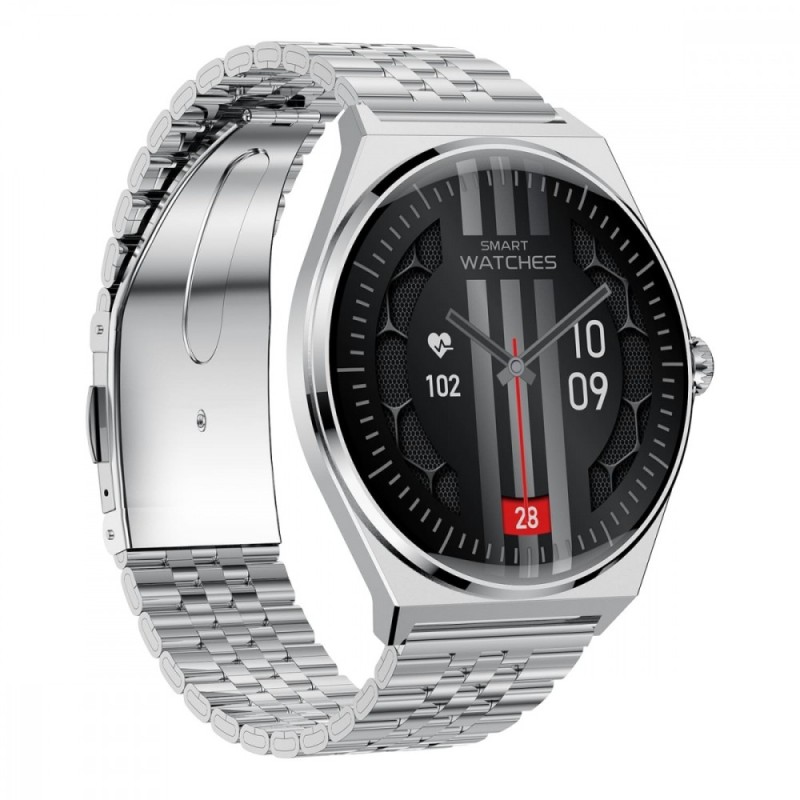 Smartwatch EW05 srebrny | PartsPC.pl