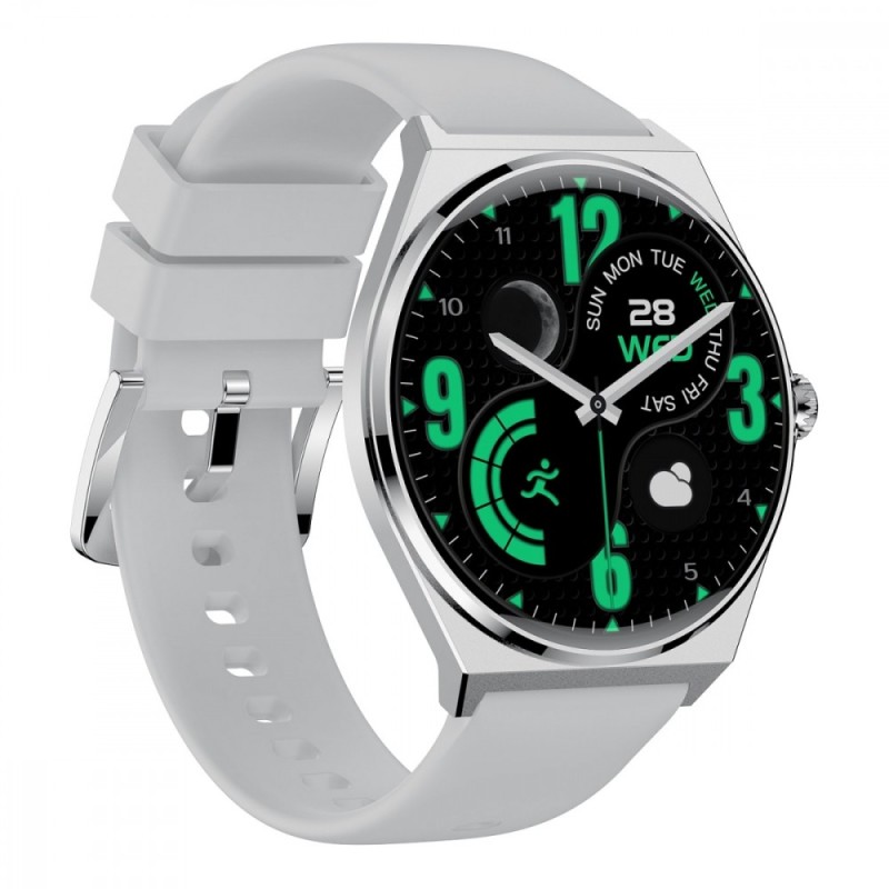 Smartwatch EW05 srebrny | PartsPC.pl