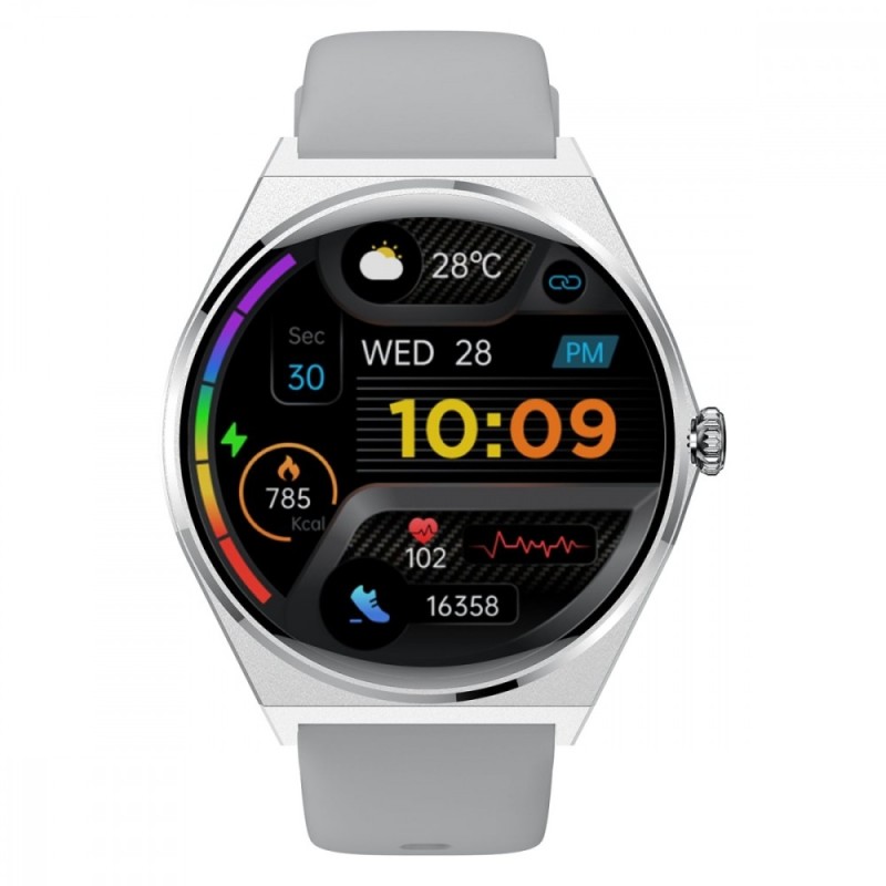 Smartwatch EW05 srebrny | PartsPC.pl