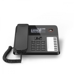 Telefon przewodowy Desk600 Czarny | PartsPC.pl