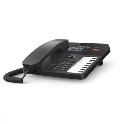 Telefon przewodowy Desk600 Czarny | PartsPC.pl