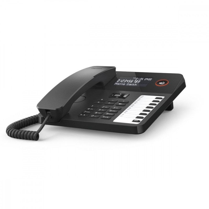 Telefon przewodowy Desk600 Czarny | PartsPC.pl
