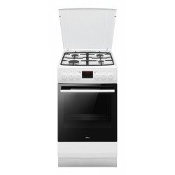Kuchnia gazowo-elektryczna 510GEH3.33ZpTaDpA(W) PIZZA | PartsPC.pl