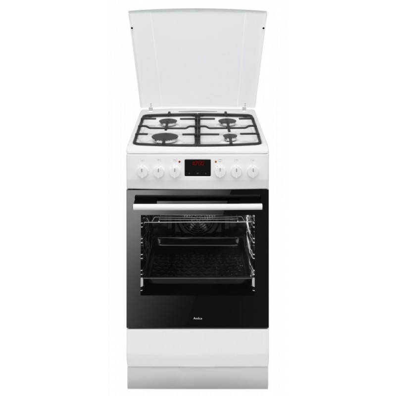 Kuchnia gazowo-elektryczna 510GEH3.33ZpTaDpA(W) PIZZA | PartsPC.pl