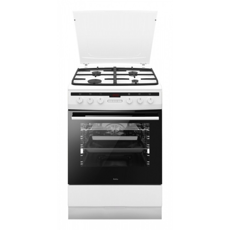 Kuchnia gazowo-elektryczna 617GEH3.33HZpTaDpA(W) PIZZA | PartsPC.pl