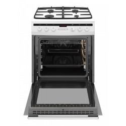 Kuchnia gazowo-elektryczna 617GEH3.33HZpTaDpA(W) PIZZA | PartsPC.pl