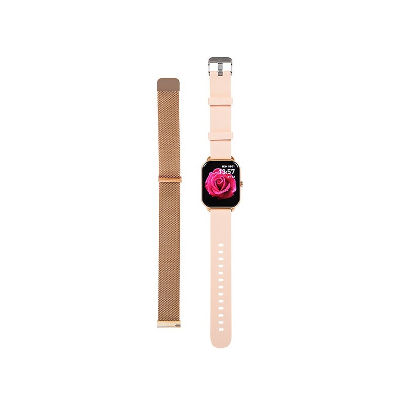 Smartwatch X16 Bluetooth różowy | PartsPC.pl