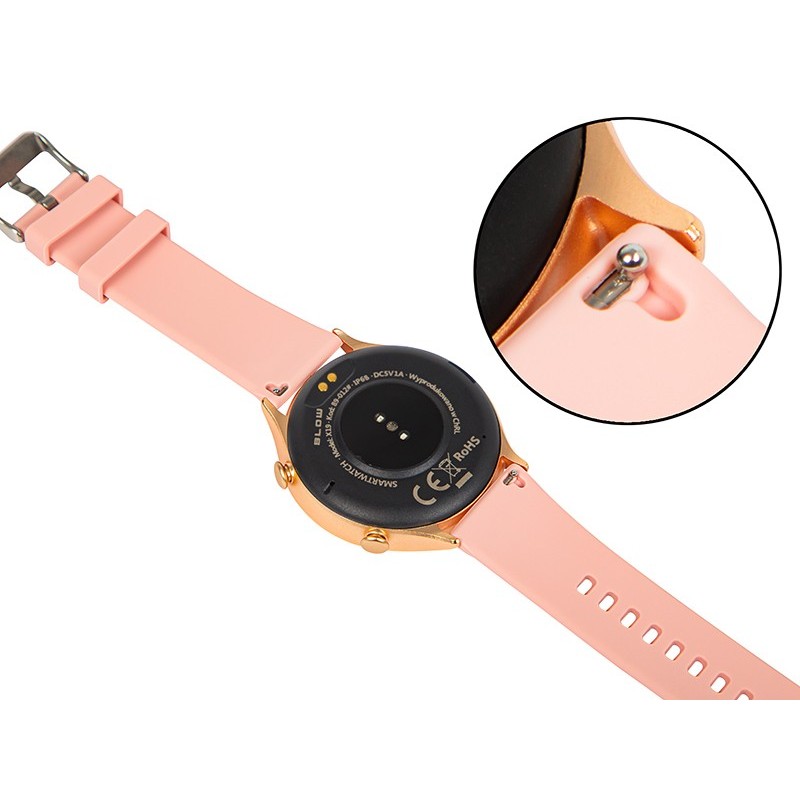 Smartwatch X19 Bluetooth różowy | PartsPC.pl