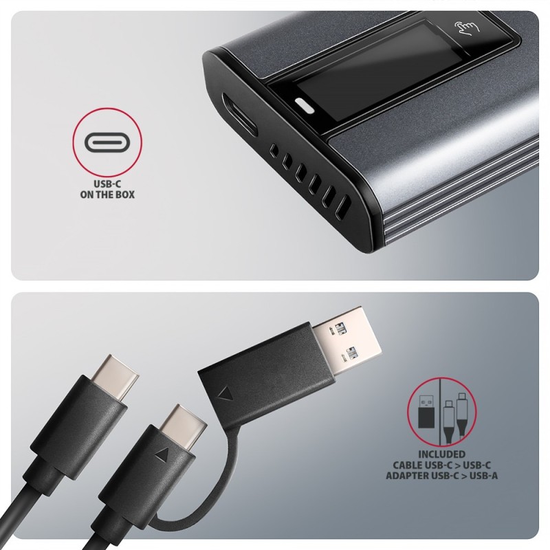 EEM2-SD2 Obudowa zewnętrzna aluminiowa bezśrubowa USB-A/C 3.… | PartsPC.pl