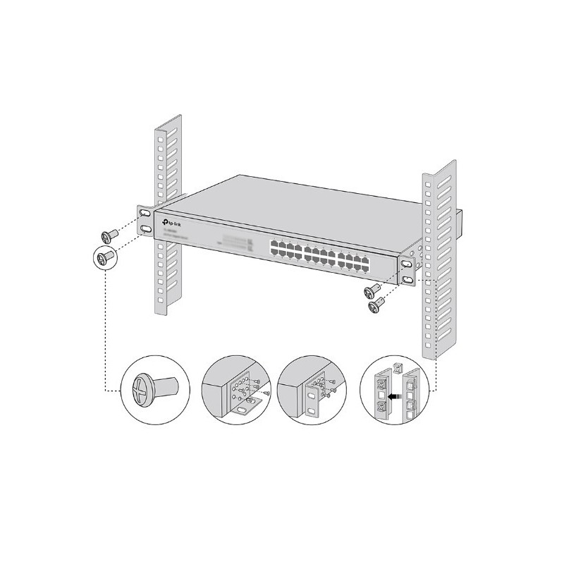 Zestaw montażowy Omada Rack, Screws 22×43.9×42 mm RackMount … | PartsPC.pl