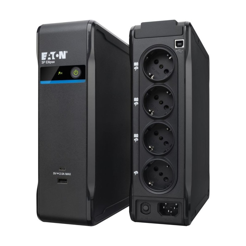 Zasilacz awaryjny 3P Ellipse 900 USB DIN 3P900UD | PartsPC.pl