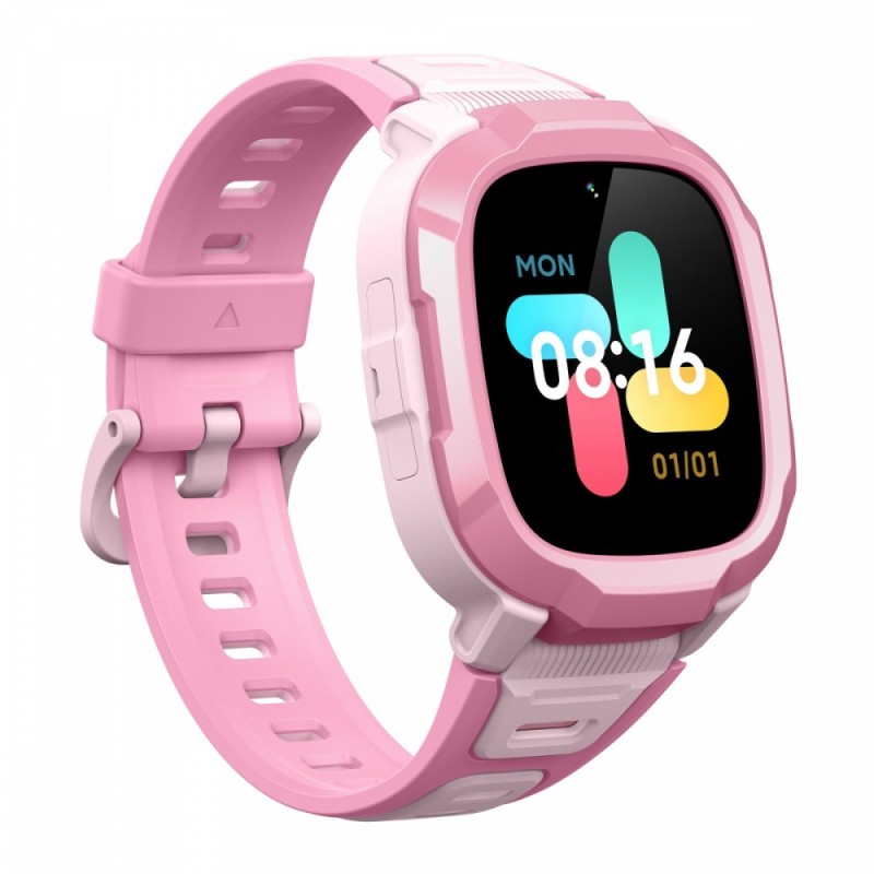 Smartwatch dla dzieci P6 4G LTE Różowy | PartsPC.pl