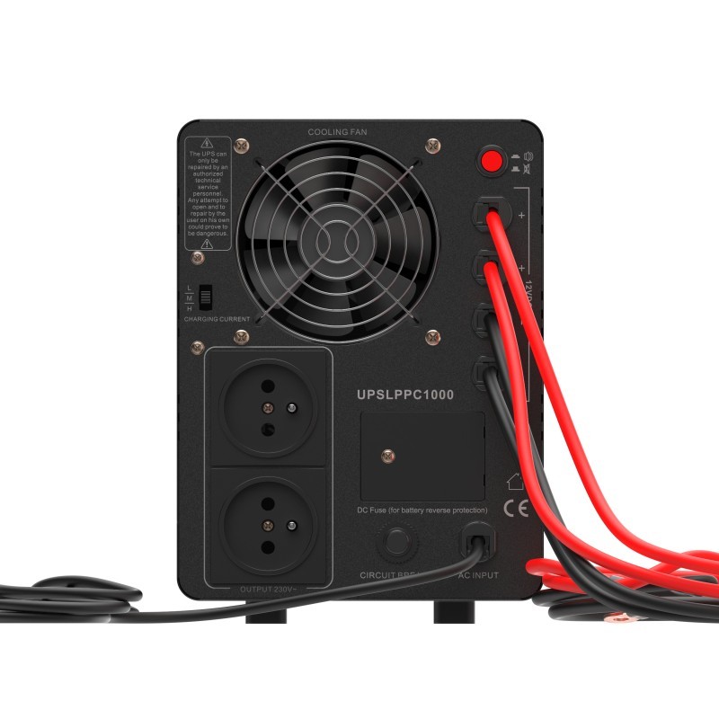 Zasilacz awaryjny UPS AVR PowerCore 1000W/1500VA 12VDC | PartsPC.pl
