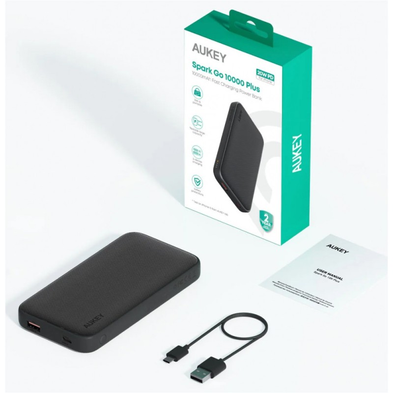 PB-Y46P PowerBank 10000mAh 20W 2xUSB kabel USB-C | PartsPC.pl