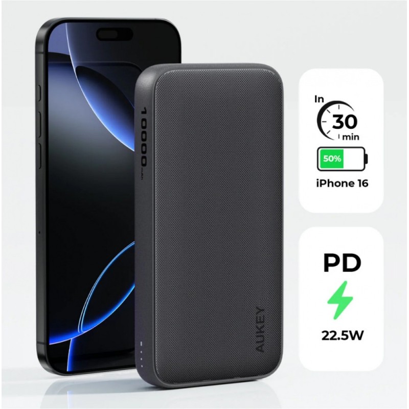 PB-Y46P PowerBank 10000mAh 20W 2xUSB kabel USB-C | PartsPC.pl
