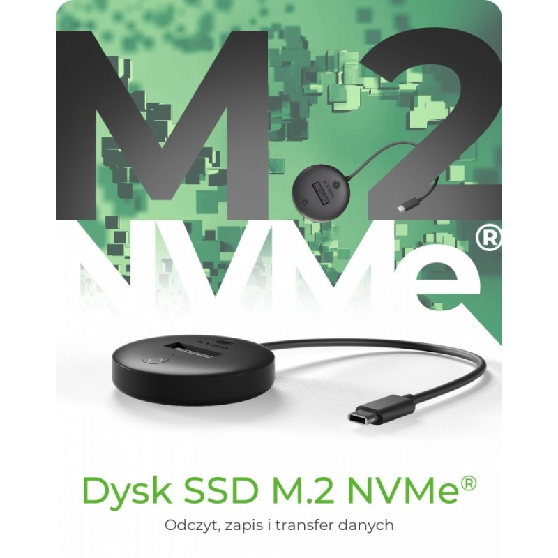 Stacja dokująca dla NVMe+SATA SSD IB-1610MCD-C31 | PartsPC.pl