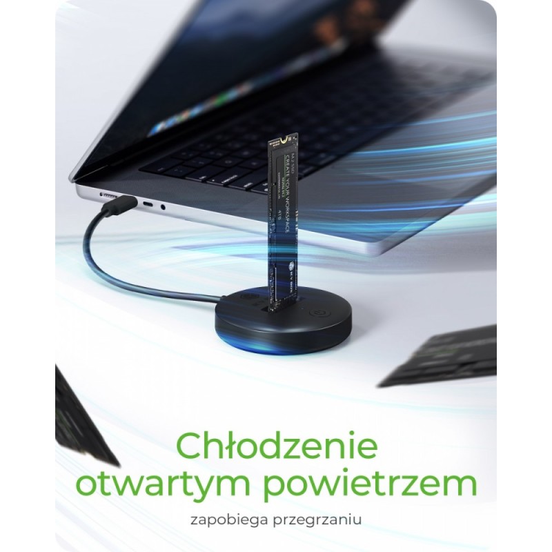 Stacja dokująca dla NVMe+SATA SSD IB-1610MCD-C31 | PartsPC.pl