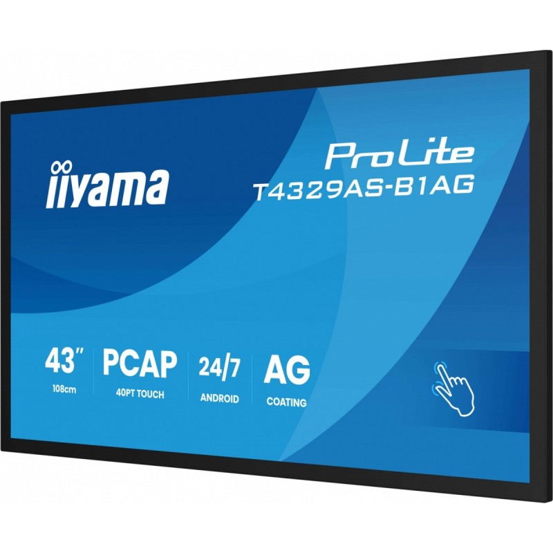 Monitor 43 cale T4329AS-B1AG VA,4K,HDMIx2,USB-C,RJ45,2x10W,W… | PartsPC.pl