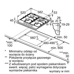 Płyta gazowa PCH6A5I90 Flame Select WOK | PartsPC.pl